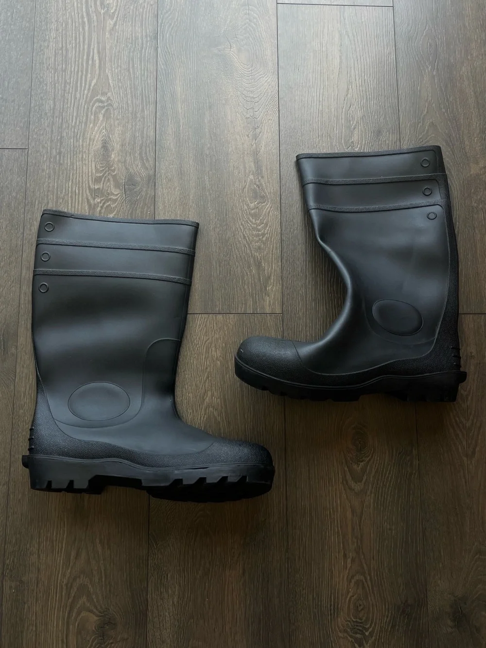 NWOT Black Rubber Waterproof Work Boots